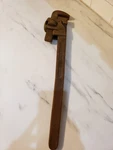 Antique Trimo Pipe Monkey Wrench 24 For Plumbing & Steamfitting Trimco 3-5-1918. Fixed Price $29.99.