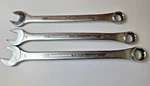 Lot Of Three Combination Wrenches C-34 C-36 C-40 Forged Alloy Usa Auto. Fixed Price $49.95.