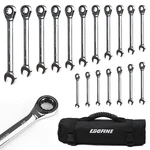 Egofine 18PC Metric Wrench Set 6 Mm - 24 Chrome Vanadium Steel Ratcheting. Fixed Price $101.59.
