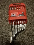 Craftsman CMMT87010 12 Point Sae Flex Head Wrench Set - Piece. Fixed Price $50.00.