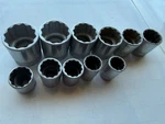 Vintage (10) Snap 1/ Dr 12 Point Shallow Socket 3273430 No Engraving Set!. Fixed Price $249.99.