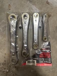 Vintage Sears Craftsman 12 Point 4PC Box End Ratcheting Wrench Set #943670 New. Fixed Price $60.00.
