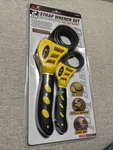 Performance Tool W54059 2-PIECE 3/8" 6-1/2" Strap Wrench Set. Fixed Price $11.50.