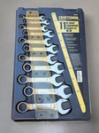 Craftsman Professional Nos 11PC Sae Stubby Wrench Set Usa To 3/8 44138. Fixed Price $299.95.