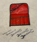 Snap-on Tools Usa 5PC Sae 3/16-9/16 Ignition Open-end Wrench Set In C52D Kit Bag. Fixed Price $60.00.