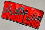 Snap On Tools 26 Pc Punch And Chisel Set Automobile Motorcycle. Fixed Price $424.95.