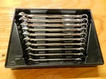 Snap-on SOEXM710 10-PC 12-PT Metric Flank Drive Combination Wrenchs 10-19MM Usa. Fixed Price $199.00.