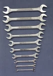 New Sears Vintage Craftsman Vv 10-PIECE Double Open End Wrench Set 6MM To 24MM. Fixed Price $220.00.