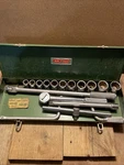 Sk Wayne Tool Sherman Klove 1/2 Drive Ratchet Socket Ext Bar Set 16 Pc 12 Pt Box. Fixed Price $129.95.