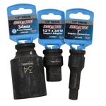 Pc Channellock 1/2" Drive Impact 34MM Deep, To 3/4" Adapter, 3" Extension. Fixed Price $24.99.