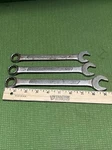 Truecraft (palmera) Pc. Comb Wrench Set 3/4, 11/16, 5/8, Spain. Fixed Price $8.88.