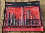 Nos Vntg Sears Craftsman 10 Pc. Screw Extractor & Drill Set W/case 20616 Sealed. Fixed Price $39.99.