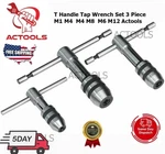 Adjustable T-handle Tap Wrench 3 Pcs Set M1-M4 / M4-M8 M6-M12 Usa Actools. Fixed Price $15.01.