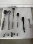 Proto Craftsman, Ratchet 1/2" Mac, Crescent, Stanley, 3/8, Sk 1/4 Drive Lot. Fixed Price $60.00.