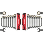 Workpro 8-PIECE Flex-head Ratcheting Combination Wrench Set Metric/sae. Fixed Price $48.99.
