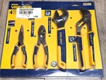 Irwin / Visegrip 4PC Pro Comfort Pliers & Adjustable Wrench Set #2078705. Fixed Price $65.09.