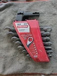 Craftsman 7 Piece Sae Black Oxide Universal Spline Combination Wrench Set 14018. Fixed Price $35.00.
