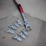 9PCS Flare Nut Flexible Open End Offset Box Wrench Metric Brake Line. Fixed Price $29.98.