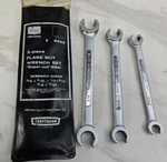 Vintage Craftsman -v 3/8-11/16 3PC. Flare Nut Wrench Set Made Usa. Fixed Price $29.99.