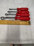 Mac Tools Usa 4 Pieces Off Set Red Comfort Hard Handle Wrenches Sae. Fixed Price $167.00.