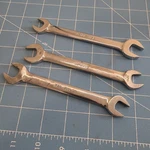 Snap-on VO1416 Chrome Open End Wrench 7/16" And 1/2" Usa You Get 1OF The 3. Fixed Price $15.16.