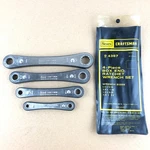 Vintage Sears Craftsman Piece Box End Ratchet Wrench Set 9 4367 Sae Usa Pouch. Fixed Price $28.97.