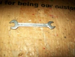 Vintage Gedore NO.17 3/8" X 7/16" Double Open End Wrench India. Fixed Price $14.98.