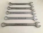 Craftsman 5PC 12PT. Sae Va Combination Wrench Set Forged Usa. Fixed Price $75.98.