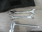 5-PIECE Drop Forged Wrench & Tool Set With Storage Pouch Metric/sae. Fixed Price $19.95.