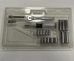 Craftsman 1/4 Drive Socket Wrench Set 934701 Sae 19 Pc Ratchet Usa Tools. Fixed Price $49.99.