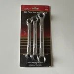 Ampro T73383 3PC Flare Nut Wrench Set Sae Drop Forged Steel 3/8-5/8. Fixed Price $12.99.