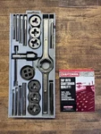 Craftsman 19 Piece Metric Tap & Die Set Carbon Steel Model 952348 Silver Black. Fixed Price $38.45.