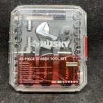 Husky 1/4" And 3/8" Stubby Ratchet Socket Set (46-PIECE) H46PCSTS. Fixed Price $35.00.