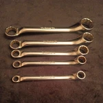 Snap-on Tools Underline Offset Box / Closed End Wrench Short Xs 5 Pc Lot Usa. Fixed Price $124.95.