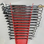 Mastercraft Maximum Sae Combination Wrench Set Incomplete Imperial Chrome Red. Fixed Price $71.31.