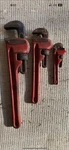 Lot Of 3 Vintage Armstrong Pipe Wrenches Heavy Duty, Usa Made 14M,10M,6M. Fixed Price $59.99.