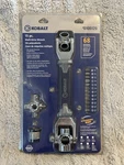 Kobalt 15 Pc Piece Multi Drive Dog Bone Universal Socket Wrench Set 1/4 3/8 1/2. Fixed Price $37.95.