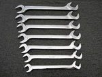 Vintage Snap-on 7PC Sae Angle Open End Wrench Set VS807B Underline Usa. Fixed Price $219.95.