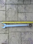 Snap On OEX60A 1-7/8 Sae Open End 12 Point Satin Finish Wrench. Fixed Price $199.99.