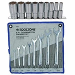 Bsw British Whitworth Combination Spanner Wrench + Deep Sockets 17PC Set. Fixed Price $112.03.