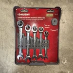 Home Depot Husky 5 Piece Ratcheting Universal Metric Combination Wrench Tool. Fixed Price $19.99.