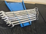 #BC153 Snap On 12-POINT Sae Flank Drive Plus Combo Wrench Set SOEX707. Fixed Price $159.95.