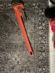 Reed Inch Heavy Duty Pipe Wrench RW18 R22T9. Fixed Price $50.00.