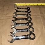7PC Westward Sae Stubby Ratcheting Combination Wrench Set 3/8 - 3/4 Vintage. Fixed Price $31.50.