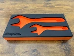 Snap-on Tools Orange Foam Organizer For 6" & 10" Wide Mouth Adjustable Wrenches. Fixed Price $124.99.