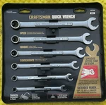 Craftsman Quick Wrench Set 9-42356 Sae Usa. Fixed Price $29.95.