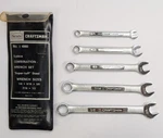 Craftsman 5 Piece Combination Wrench Set No. 4960. Fixed Price $18.00.