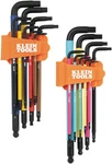 Klein Tools BLS18 Hex Key Wrench Set, Color Coded, Sae And Metric, Heat-treated,. Fixed Price $66.99.