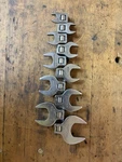Craftsman Usa Drive Crowfoot Set Sae 3/8-1 Series. Fixed Price $50.00.