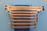 Bonney 8 Pc Set, Sae, 12 Point Flare Nut & Box-end Wrench Looks Unused. Fixed Price $145.00.